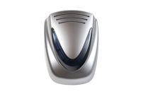 Marchio: VENITEM. Articolo: 20200458. Sirena autoalimentata a 13.8 Vdc con lampeggiante a led, sistema antischiuma-antishock e anti-perforazione. Murano LSP Grigio perlato Cal. Fumè.