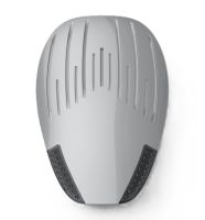 Marchio: VENITEM. Articolo: RONDO' GRIGIO METALLIZZATO. Sirena autoalimentata da esterno color grigio metallizzato/fumé +led anomalia+led stato impianto 