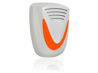 Marchio: VENITEM. Articolo: 20203210. Sirena Mini Murano AL autoalimentata bianco cal. Arancio