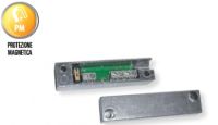 Marchio: VIMO. Articolo: CTC147PM. Contatto magnetico di sicurezza in alluminio pressofuso da superficie per infissi in materiali ferromagnetici e non. Conformità con la norma europea EN50131-2-6 grado 3 classe ambientale II. Contatto ausiliario indipendente integrato per domotica, controllo accessi o altro. Protezione contro le manomissioni magnetiche in serie all'allarme. Contatti N.C. con anta chiusa, collegamento a morsetto 6 poli. Tamper anti-rimozione su parte reed.