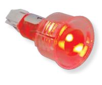 Marchio: VIMO. Articolo: KRO123MR. Ripetitore ottico con LED ad alta intensità per installazione ad incasso in interni o esterni riparati. Profilo ridotto per permettere l’incasso anche nei tappi ciechi delle serie modulari. Ottima visibilità anche in condizioni di luce diurna. Alimentazione 12Vcc con basso assorbimento luce fissa. Connessione a morsetto. Disponibile in 6 versioni: rosso, giallo, verde, blu, bianco e bicolore rosso/verde. Contenitore in ABS trasparente. Tensione di alimentazione 12Vcc. Materiale/colore ABS trasparente. Dimensioni 39x20Ø mm. Connessione Morsetto. Colore LED Rosso. Assorbimento (Luce fissa) 10mA. 