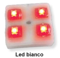 Marchio: VIMO. Articolo: KRO430W. Ripetitore ottico con LED ad alta intensità per installazione in esterni. Grado di protezione IP65. Profilo piatto sottile. Ottima visibilità anche in condizioni di luce diurna. Illuminazione fissa. Alimentazione 12Vcc 40mA. Disponibile in 2 colori: rosso e bianco. Tensione di alimentazione 12Vcc. Corrente assorbita 40mA @12Vcc. Materiale/colore ABS bianco. Dimensioni 37x37x10 mm. Connessione Cavo 2 poli 30cm. Colore LED Bianco.