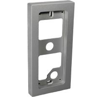 Marchio: ETER. Articolo: ETER CON 460039. Supporto a cornice per tastiera o lettore di prossimitàcolore acciaio RAL9006