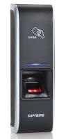 Marchio: ETER. Articolo: ETER SUP BEPM-OC. Lettore biometrico BioEntry Plus per impronta digitale con sensore ottico• Grande capacità di impronte 10.000 in 1:N (5.000 utenti)• Riconoscimento 2.000 impronte al sec.• 50.000 eventi• Identificazione tramite impronta, carta o impronta + carta• integra lettore di card RFID 13.56MHz Mifare\DesFire• Connessione TCP/IP (LAN, WAN, POE) e RS485• Semplice gestione con software BioStar• Funzionalità anche Stand Alone• Uscita Wiegand configurabile fino a 64 bits• Compatibile con modulo esterno Secure I/O • 2 input TTL per pulsante di uscita e contatto porta• 1 output relè per serratura• Dimensioni 50x160x37 mm. (L x A x P)• Alimentazione 12VDC