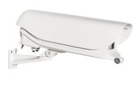 Marchio: ARITECH. Articolo: CHF270/IP66. Custodia per esterno dotata di esclusivo sistema di chiusura FlipTop che consente un rapido accesso alla telecamera, lunghezza 270mm, completa di staffa e riscaldatore 230Vca, IP66.