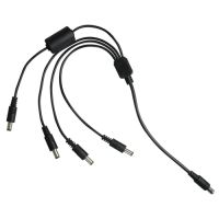 Marchio: DIERRETVCC. Articolo: VH-CON104-DVR. Distributore di alimentazione - 1 entrata jack femmina di dimensioni speciali - 4 uscite jack femmina standard - Permette alimentare fino a 4 dispositivi con una unica fonte di alimentazione - Compatibile con uscita DC di videoregistratori IoT