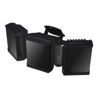 Marchio: DIERRETVCC. Articolo: VH-IR80-3. Faro illuminazione a infrarossi triplice - Intervallo di distanza raggiunta 80 m - 3 unità - Apertura individuale 45º - 3x6 Lampade Ceramica IR - ESTERNI (IP66) - Include fotocellula di controllo (ON<10 Lux)