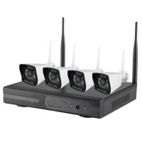 Marchio: DIERRETVCC. Articolo: VH-NV-KIT413W-1TB. Nivian - Kit di videosorveglianza WiFi - Contiene: 4 Telecamere 720p (1280x720) con visione notturna IR adatta per esterni IP66 e registratore NVR 4CH - 1HDD incluso - Registrazione 24 ore o rilevamento del movimento - TCP/IP (RJ45) o WiFI 802.11b/g/n - Instalazione Plug&Play (Telecamere preconfigurate)