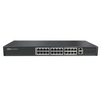 Marchio: DIERRETVCC. Articolo: VH-PFS4026-24P-370. Marchiato - Switch da tavolo - 24 porte RJ45 10/100 Mbps + 2 Gigabit Combo Port - 24 porte PoE (porte 1~24) - Supporta alimentazione PoE fino a 370W in totale per tutte le porte - Compatibile con PoE IEEE802.3af/at