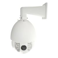 Marchio: DIERRETVCC. Articolo: vh-xs-ipsd255-30ni. Telecamera IP X-SECURITY PTZ Auto-Tracking - Alta velocità 240º/secondo - Zoom ottico 30X - 1/2.8” Exmor CMOS - 2 Megapixel (1920x1080) - Ottica varifocale 4.3~129 mm - 10 LED Distanza 150 m - Compressione H.264 / MJPEG - RJ-45 10/100 BaseT - Impermeabile IP66 - IR CUT - Allarmi - Storage su scheda SD - Funzione intelligente: supporta Auto-Tracking e IVS - Interface WEB, CMS (DSS/PSS), Smartphone e NVR - Compatibile con ONVIF - Staffa per pareti inclusa