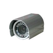 Marchio: GUARDALL. Articolo: G-70CHR. Telecamera cilindrica digitale colore, Varifocal, Day/Night alta qualità con illuminatore infrarosso stato solido incorporato (48 led), crepuscolare, controllo automatico di riflessione luce IR, 12 Vcc 400mA, waterproof, per esterno con tettuccio parasole, risoluzione 600 B/N linee e sensibilità 0.1 Lux (0 Lux con illuminazione IR), bilanciamento automatico del bianco, ottima compensazione controluce, DWDR,autoschutter 1/100.000, A.C.G e BLC presente, rapporto s/n migliore di 50 dB, HLC, uscita video 1 Vpp su 75 ohm, sincronizzazione interna (OSD), focale 4-9 mm. Dimensioni 170 x 84 x 93 mm