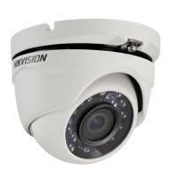 Marchio: HIKVISION. Articolo: DS-2CE56D5T-IRM. Telecamera Mini Dome Analogica TurboHDSensore 1/3” Progressive Scan CMOSPixel Effettivi 1920 x 1080Risoluzione 1080pSensibilità 0.01 Lux @ F1.2, AGC ON 0 Lux con IRDay & Night ICRObiettivo 3.6 mm @ F1.2 2.8 mm opzionaleVelocità Shutter 1/25 s - 1/50.000 sBLC/HLC Si/NoUscite Video 1 HD-TVI, 1 CVBS simultaneePortata IR 20 m Smart IROSD SiWDR 120dBDati Up to CoaxAlimentazione 12VDC 4W maxTemperatura d'Esercizio -30°C/+ 60°C, da esterno IP66
