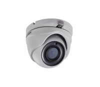 Marchio: HIKVISION. Articolo: DS-2CE56H1T-ITM. Telecamera Dome Turbo HD 3.0 da esterno/interno IP67 con sensore CMOS progressivo, risoluzione 5MP con 25Fps, ottica 3.6mm (2.8mm a richiesta, secondo disponibilità), 0.01Lux (0 con LED ON), led EXIR portata fino a 20mt, Day/Night, BLC, menù OSD, uscita video HDTVI, alimentazione 12Vdc<5W