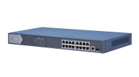 Marchio: HIKVISION. Articolo: DS-3E0518P-E. Gli switch DS-3E0518P-E sono PoE Gigabit di livello 2switch non gestiti, che forniscono 16 porte PoE Gigabit,una porta RJ45 a 10/100/1000 Mbps e unaPorta in fibra ottica SFP 10/100/1000 Mbps. Gli interruttorifornire tecnologia PoE avanzata e connetterne altredispositivi ad alte prestazioni. Nel frattempo, tutto Gigabitle porte garantiscono una trasmissione stabile dei dati.16 porte GigE Gigabit PoE, 1 porta Gigabit RJ45 e 1 porta Gigabit SFP in fibra ottica.Standard IEEE 802.3at / af.Standard IEEE 802.3, IEEE 802.3u, IEEE 802.3x, IEEE 802.3ab e IEEE 802.3z.6 sovratensioni KV per porte PoE.Gestione dell’alimentazione PoE.Accesso alla rete Gigabit.Progettazione di avanzamento e non blocco della velocità del filo.Commutazione store-and-forward.Calotta in metallo solido ad alta resistenza.