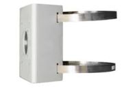 Marchio: UNIVIEW. Articolo: TR-UP06-A-IN. Staffa adattatore a palo per telecamere Bullet serie IPC22xx e IPC24xx. Materiale in lamiera zincata. Dimensioni 99x90x38mm. 