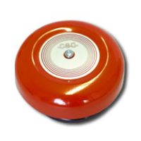 Marchio: COOPER. Articolo: 521301LOGO-1324. Obsoleto. Campana per sistemi di allarme incendio, sicurezza, sistemi industriali, e altre segnalazioni. Materiale calotta in acciaio di colore rosso. Materiale base in policarbonato di colore nero. Tipo di connessione a morsetti. Grado di Protezione IP42. Alimentazione: 12 Vcc/24 Vca. Pressione acustica: 93/95 dB. Dimensioni: diam.150xA60 mm. Omologato EN54-3:2000+A1:2002. 