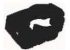 Marchio: COOPER. Articolo: AA-TPTD25N. Staffa di supporto per tubo in PVC pesante , DN 3/4” di colore nero.