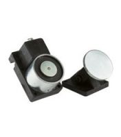 Marchio: ELKRON. Articolo: EM100P. Elettromagnete con pulsante di sblocco. Alimentazione 24 Vdc. Forza di ritenuta 100 Kg