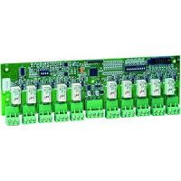 Marchio: NOTIFIER. Articolo: CMX-10RM (CEIA 106A). Modulo a 10 uscite relè. Ciascuna uscita dispone di un contatto in scambio libero da potenziale. Il modulo utilizza 10 indirizzi consecutivi dei 99 disponibili per linea, indirizzi programmabili tramite dip-switch. Questi è dotato di dieci led lampeggianti a riposo e spenti in allarme. I relè possono essere esclusi se non utilizzati. Certificato CPR in conformità alla EN 54-18. Alimentazione 15-30Vcc. Corrente a riposo 4mA con led lampeggiante. Temperatura di funzionamento da 0°C a +50°C. Umidità relativa sino a 93%.