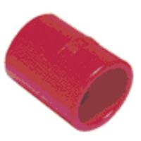 Marchio: NOTIFIER. Articolo: APF-MAN25. Manicotto in ABS pesante, DN 25, Sp. 1,9mm. PN16 di colore rosso.