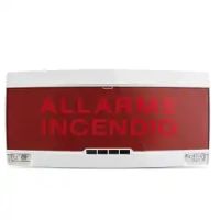 Marchio: NOTIFIER. Articolo: PAN1-PLUS-W. Pannello completo convenzionale EN 54.3/23 Bianco opaco con FILM Rosso.