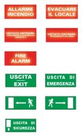 Marchio: VIMO. Articolo: KLAMPSET. Serie schermi aggiuntivi ( SET1 rossi - SET2 verdi ) 