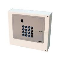 Marchio: ARITECH. Articolo: CT2500. Combinatore telefonico vocale PTSN + GSM in contenitore metallico, alimentazione 12 Vcc, 4 canali di allarme + batteria bassa, 2 canali di blocco, 4 messaggi di allarme + messaggio comune + batteria bassa + stato impianto + guasto linea + stato uscita relè completo di modulo GSM industriale TDA500. 