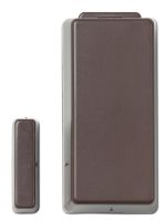 Marchio: ARITECH. Articolo: RF320I4B. Trasmettitore universale a 433MHz con contatto magnetico marrone. Ingresso per contatto esterno a doppio bilanciamento. 