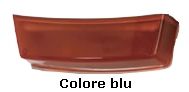 Marchio: ARITECH. Articolo: AB612. Lente di ricambio in policarbonato per flash sirena AS610 e AS612, colore blue.