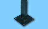Marchio: CIAS. Articolo: PALO S1. Palo 600 x 300 mm per installazione NEWTON-STAND ALONE 50/100 m (altezza 1,20 m).