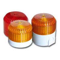 Marchio: COOPER. Articolo: . LAMPEGGIATORE XENO IP54-24V BASE BIANCA LENTE ARANCIONE
