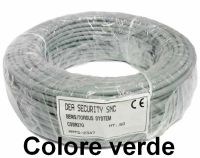 Marchio: DEA SECURITY. Articolo: CSSR27V100. Cavo di collegamento SERIR 50/TORSUS 50 – Matassa 100m – VERDE 