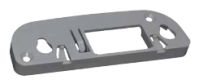Marchio: DEA SECURITY. Articolo: SB-XS-DRLG. Basi a profilo basso per sensori XS-DOOR. GRIGIO.