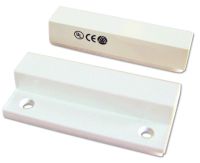 Marchio: DIAS. Articolo: DC1551WG. Contatto miniatura N.C. portata mm 25, 2 conduttori da 0.32 mmq lunghezza mm 450, uscita cavi longitudinale, fissaggio con 2 viti e autoadesivo. Colore bianco.