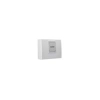Marchio: ELKRON. Articolo: MP500/4N. Centrale di allarme a 4 ingressi espandibile fino a 32.Telegestione, verifica video e gestione di dispositivi wireless.>> 4 ingressi programmabili di base + 1 ingresso 24h; espandibili sino a 32 (filari/radio)>> 2 uscite programmabili (1 relè + 1 OC 150mA) espandibili a 5>> Parzializzazione del sistema sino a 4 settori>> 1 linea Bus per il collegamento di: max. 2 tastiere LCD , max. 4 inseritori>> Gestione di 32 codici utente ( da 4 a 6 cifre )>> Storico 1000 eventi>> Programmatore orario settimanale, 8 comandi giornalieri>> Sino a 12 numeri telefonici per invio allarmi>> Telegestibile a distanza via modem>> Trasmissione digitale protocolli numerici e/o modem>> Trasmissione telefonica su 12 numeri telefonici, attraverso protocolli numerici e/o modem>> lnterfaccia sintesi vocale per invio messaggi di allarme>> Guida vocale di ausilio per comandi DTMF a distanza>> Interfaccia GSM con antenna collocabile all’interno della centrale>> Comandi DTMF per gestione impianto a distanza>> lnterfaccia Ethernet per collegamento della centrale su rete LAN o ad un modem ADSL>> Interfaccia PSTN ILT500>> Interfaccia web e applicativo utente per la gestione video (sino a 8 telecamere IP) e antintrusioneda dispositivi mobili remoti (OC, tablet, smartphone)>> Interfaccia wireless per la gestione ibrida del sistema>> lnterfaccia USB per collegamento ad un PC, programmazione locale e per salvataggio/ recuperodati, attraverso chiavetta USB>> Applicativo software Hi-Connect per programmazione e tele gestione>> Contenitore in ABS bianco>> Accumulatore alloggiabile: 12 Vdc - 7 Ah>> Alimentatore switching. 1,5 A>> Dimensione: (HxLxP) 238 x 340 x 90 mm>> Certificazione EN50131 grado 2