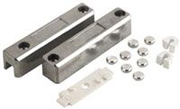 Marchio: ELKRON. Articolo: MMS02. Confezione da 2 pz, contatto di potenza per superficie. IMQ I LIV. Adatto per porte blindate; terminali a cavoDistanza di funzionamento: massimo 25 mm