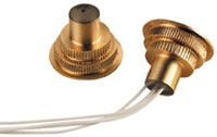 Marchio: ELKRON. Articolo: MMI03. Confezione da 5 pz, contatto da incasso in ottone per porte blindate. Diametro distanziali: 10 mm e 16 mmDotato di antimanomissioneAdatto per installazioni su porte in ferro e blindateDistanza di funzionamento: massimo 20 mm.