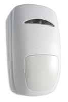 Marchio: GUARDALL. Articolo: DT15. Sensore a doppia tecnologia microonda/Infrarosso con anti-Stealth, portata 15m, Supervisione (funzionamento a singola tecnologia in caso di guasto MW/PIR), blocco emissione MW, relè allo stato solido, 3 indicatori LED, sensibilità selezionabile, Conforme EN GRADO 2