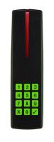 Marchio: PARADOX. Articolo: R915/B. Lettore di prossimità da interno/esterno con tastiera, portata di lettura fino a cm 10, LED di visualizzazione a 3 colori.Dimensioni mm 43x152x25. Colore nero. ➤ Collegamento tra lettore e modulo ACM-12 con soli 4 conduttori➤ Firmware aggiornabile localmente tramite interfaccia 307USB e software WinLoad➤ Supporta la funzione scheda e/o codice utente di 4 o 6 cifre➤ Regolazione dell’intensità dell’indicatore LED rosso/verde e della frequenza di suono del cicalino➤ Custodia con elevata resistenza alle intemperie (guarnizione prestampata in gomma e protezione del circuito), grado di protezione IP65➤ Design moderno e funzionale