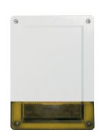 Marchio: PARADOX. Articolo: SR150. Versione a 868MHz. Sirena per esterno senza fili bidirezionale completamente supervisionata dalla centrale per batteria bassa e manomissione. Compatibile con centrali MAGELLAN MG6250, MG5000/MG5050 versione 4.0 o superiore e centrali SPECTRA SP (esclusa centrale SP4000) con ricevitore radio RTX3 versione 1.50 o superiore e con tastiera K32LX. Dimensioni mm 180x240x60.Richiede 3 pile alcaline 1.5V formato “D” (LR20 cod. ULLR20).➤ Fino a 4 sirene interne o esterne senza fili per centrale➤ Visualizzazione sulla centrale dell’intensità del segnale radio di ogni singola sirena➤ Segnalazione acustica e visiva per inserimento/disinserimento➤ Intensità sonora sirena 100dB➤ Antimanomissione per apertura coperchio, rimozione viti e rimozione da muro➤ Segnalazione acustica e visiva per mancanza segnale da centrale➤ Conforme EN50131 Grado 2