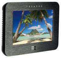 Marchio: PARADOX. Articolo: TM40B. La tastiera TM40 utilizza un brillante display a colori da 4.3 pollici (109 mm) con risoluzione 480x272 pixel abbinato ad un alta qualità “touchscreen”, con interfaccia utente a menu guidato molto intuitivo. Possibilità di personalizzare anche da utente le etichette zona, aree, codici utenti e uscite programmabili. Attivazione e disattivazione fino ad otto uscite programmabili in modo semplice ed intuitivo. Possibilità di regolare la retroilluminazione, il volume e la sensibilità del touchscreen. 3 tasti panico ad attivazione rapida ed ingresso 1 di zona/temperatura che può essere utilizzato per collegare un rivelatore o un sensore esterno di temperatura (TEMP07). Collegamento su BUS. Dimensioni mm 124x81x16. Compatibile con centrali DIGIPLEX EVO versione 2.16 o superiore, centrali MAGELLAN MG5000/MG5050 e centrali serie SPECTRA SP versione 4.72 o superiore, centrali SP4000 e SP65 versione 4.90 o superiore. Versione colore nero anodizzato.