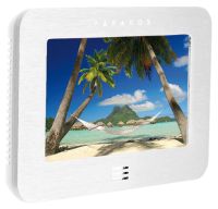 Marchio: PARADOX. Articolo: TM40W. Tastiera touchscreen come TM40, versione colore bianco anodizzato.