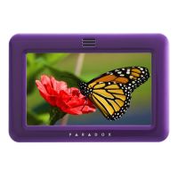 Marchio: PARADOX. Articolo: TM50P. Tastiera touchscreen come TM50B, versione colore porpora.