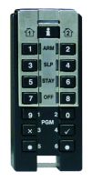 Marchio: PARADOX. Articolo: REM3. Versione a 433 MHz. Mini-tastiera palmare bidirezionale tipo portachiavi, con 15 tasti di attivazione. Permette, per 2 aree indipendenti, l’inserimentoal livello Totale, Notturno, Perimetrale e Disinserito. Consente l’attivazione di 6 uscite logiche PGM con o senza la digitazionedi un codice numerico di sicurezza. Permette di conoscere lo stato del sistema con conferma acustica e visiva sulla stessa minitastierapalmare. Fornita con 1 pila al litio 3V tipo 2032. Compatibile con centrali SPECTRA SP (V1.30 o sup.) e ricevitore radioRTX3 (V1.40 o sup.), con centrali DIGIPLEX EVO (V2.10 o sup.) e ricevitore radio RTX3 (V1.50 o sup.) e con centraliMAGELLAN MG5000/MG5050 (V1.30 o sup.).➤ Tasto di attivazione e di richiesta informazioni posto in posizione protetta controle attivazioni involontarie➤ Visualizzazione diretta sulla mini-tastiera dell’intensità del segnale radioe della presenza di disturbi ambientali➤ Possibilità di attivare allarmi aggressione o ausiliari tramite la pressionecontemporanea di 2 tasti➤ Compatibile con la modalità di funzionamento StayD➤ Design compatto con finiture in acciaio inox e resistente all’acqua➤ Conforme EN50131 Grado 2