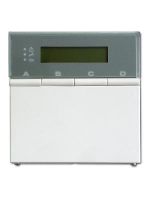 Marchio: SCANTRONIC. Articolo: 09941EN. Tastiera per centrali serie 96-97-98 con display LCD a due linee da 16 caratteri + 3 led, 4 tasti per inserimento zone, tasti retroilluminati, dimensioni con aletta copritasti chiusa 115(L) x 115(H) x 24(P) mm