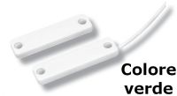 Marchio: UNITEK. Articolo: UTKCS45VE. Contatto magnetico plastico per superficie ultrapiatto - verde