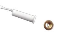 Marchio: UNITEK. Articolo: UTKCI01C1T1MR. Contatto magnetico da incasso plastico marrone c/magn. toroid. 10X2,5X3mm-cavo 1m