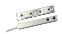 Marchio: UNITEK. Articolo: UTKCS405S. Contatto magnetico in alluminio per avvolgibili e serramenti scorrevoli - con reed in scambio