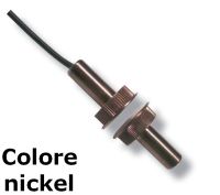 Marchio: UNITEK. Articolo: UTKCI105N. Contatto magnetico da incasso in ottone nichelato di grande portata- 4 fili 0,22mmq