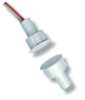 Marchio: UNITEK. Articolo: UTKCZK122. Sensore inerziale plastico da incasso con contato magnetico per porte metalliche
